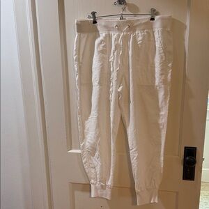 Gap White Jogger Pants